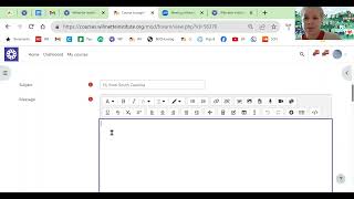 Moodle Tutorial 3 of 3 How to Post in the Moodle Forums [upl. by Juxon]