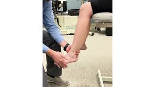 MMT Ankle Eversion with Plantarflexion Manual Muscle Testing [upl. by Dowski]