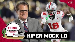 Arizona Cardinals land SUPERSTAR player in Mel Kiper’s NFL Mock Draft 10 Chris Jones a FA target [upl. by Anehs]