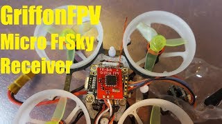 GriffonFPV 8CH FrSky Micro Receiver Its Tiny [upl. by Khoury613]