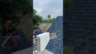 SHINGLES ROOFING WORK🏡Call9061634130home shingles roofing kerala tamilnadu home decorreels [upl. by Ashlen]