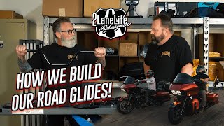 PROJECT 2021 ROAD GLIDE  How we Build our Harley Davidsons for Performance amp Touring  2LaneLife [upl. by Shadow]