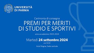 Cerimonia di consegna dei premi per meriti di studio e sportivi – anno accademico 20232024 [upl. by Weisman622]