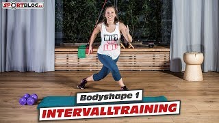 20 Min Ganzkörper Intervalltraining 1  Fatburning plus Kräftigung für zu Hause [upl. by Parthinia]