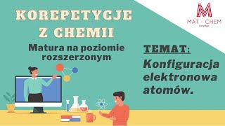 KONFIGURACJA ELEKTRONOWA ATOMÓW  MATCHEM Korepetycje [upl. by Tower833]