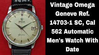 Vintage Omega Geneve Ref 147031 SC Cal 562 Automatic Mens Watch With Date omegawachtamil [upl. by Anali]