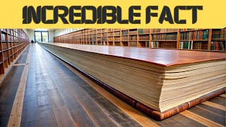 💛Incredible longest book Fact ❤️ The longest book in the world is The Guinness Book [upl. by Cinom626]