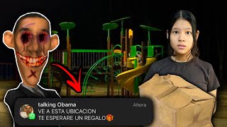 TALKING OBAMA ME CITÓ EN ESTA DIRECCIÓN😱 Y ME ENTREGÓ UNA CAJA MISTERIOSA📦 Regina MH [upl. by Evilc]