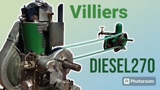 Villiers D270  Lister H3 pump [upl. by Flosi]