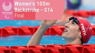 Bethany Firth on Fire in Tokyo 🔥  Womens 100m Backstroke  S14 Final Tokyo 2020 Paralympic Games [upl. by Mairb707]