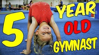 Adorable 5 Year Old Gymnast Kyleigh Ultimate Gymnastics [upl. by Ayotaj]