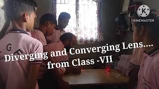 Diverging and Converging Lensfrom Class VII [upl. by Namien]