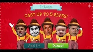 Elf Dance App by JibJab iPhone App Review Demo [upl. by Sweet]