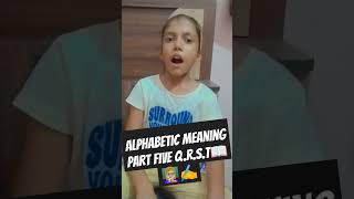 alphabetic meaningalphabetic meaning part 5English learning alphabetic its study time [upl. by Zales581]