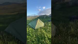 Cheviots in the wind wildcamping camping cheviots wind [upl. by Helaina]