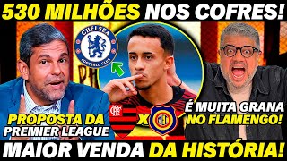 🔥😱 É INFORMAÇÃO BOMBASTICA VENDA HISTORÍCA NO FLAMENGO DE JOIA PARA PREMIER LEAGUE 530 MILHÕES [upl. by Chemaram]