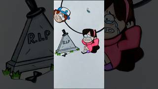 Mabel is crying on Bill Ciphers grave  Gravity falls  💔😓 creative [upl. by Bonar]