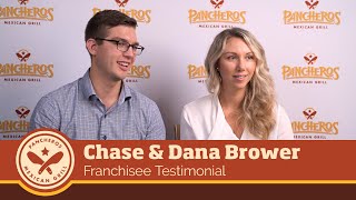 Pancheros Franchise Testimonial Chase amp Dana Brower [upl. by Ijat]