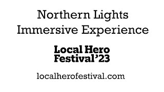 Spectacular Indoor Auroro Borealis Experience  Local Hero Festival 2023 [upl. by Hightower]