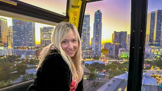 Miami Road Trip Bayside Marketplace Skyviews Observation Wheel Food amp Family Holiday Time [upl. by Kantos]