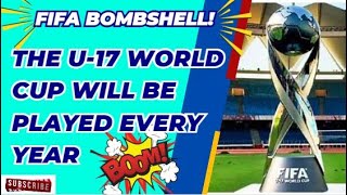 🇺🇸 FIFA bombshell The U17 World Cup will be played every year [upl. by Pantheas]