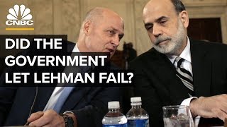 Did The Government Let Lehman Brothers Fail  Crisis On Wall Street [upl. by Zola]