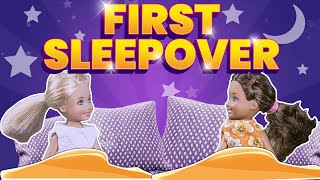 Barbie  Chelseas First Sleepover  Ep56 [upl. by Ahsenav941]