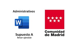 Resolución Supuesto A  Word  Administrativos de la Comunidad de Madrid CAM [upl. by Uball479]