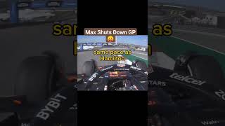 Max Shuts Down GP on Radio shorts f1 austingp [upl. by Iralam]