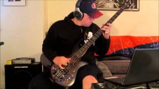 Post MortemRaining Blood by Slayer Bass Cover [upl. by Alegnatal]