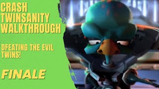 DFEATING THE EVIL TWINS Crash Twinsanity Walkthrough Finale [upl. by Eiramasil]