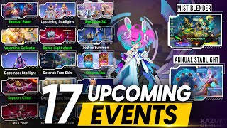 ALL 17 UPCOMING EVENTS amp SKINS RELEASE DATES  ASPIRANTS 30  EXORCIST EVENT  CHRISTMAS BOX amp MORE [upl. by Aibat]