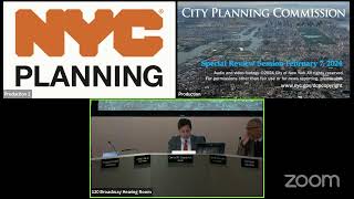 February 7th 2024 City Planning Commission Public Meeting  Special Review Session [upl. by Ali]