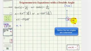 Ex 2 Solve a Trigonometric Equation Using a Double Angle Identity Substitution [upl. by Carmelina]