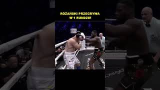 ŁUKASZ RÓŻAŃSKI PRZEGRYWA W 1 RUNDZIE Z LAWRENCE OKOLIE [upl. by Pelaga]