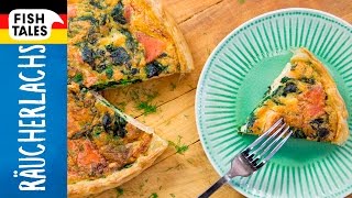 Fish Tales  Quiche mit Lachs und Spinat [upl. by Eladnwahs]