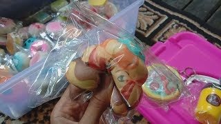 Homesale squishy setelah sekian lama  ada homemade squishy shopping bag sampe penuh [upl. by Rosol]