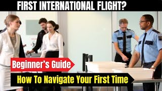 First International Flight How to Navigate for the First Time Travel Tips Airport Navigation [upl. by Herrmann]