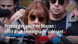 Procès des viols de Mazan  récit d’un témoignage sidérant [upl. by Donielle]