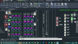 Mapa de riesgo en AutoCAD área de computación [upl. by Rasaec]