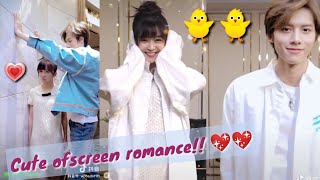 Professional Single ofscreen romance🌸  behind the scene💖 aaron deng Qin Shen Ireine Song💕 [upl. by Lin]