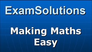 Matrix Transformations  FP1 Edexcel January 2013 Q4  ExamSolutions Maths Revision [upl. by Radu]