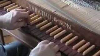 Sabathil amp Son Clavichord demonstration quotDie Bebungquot vibrato [upl. by Allsun]