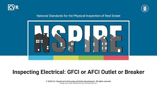 NSPIRE Standards How to Inspect Electrical GFCI or AFCI [upl. by Terena]