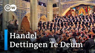 Handel Dettingen Te Deum  Händelfestspielorchester amp Howard Arman Marktkirche Halle 2009 [upl. by Ynohtnaeoj]