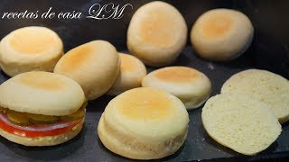 MUFFIN INGLÉS O PAN SIN HORNO RECETA FÁCIL [upl. by Ellitnahc]