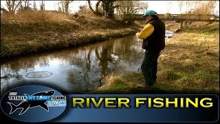 River fishing with Worms Ep1 Series 3  Totally Awesome Fishing [upl. by Agemo]