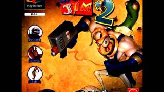 Earthworm Jim 2 PS1 Soundtrack  Continue To Rock [upl. by Eleumas]