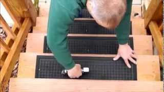 Installation Video  RubberMaster Stair Treads [upl. by Rawna]