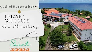 Spent the night with NUNS 👀 saintlucia travelvlog [upl. by Freedman]